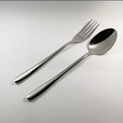 تصویر ست قاشق و چنگال یونیک مدل دونا ۱۲ عددی استیل ضد زنگ 