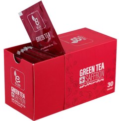 تصویر عصاره چای سبز زعفرانی ۳۰ عددی 