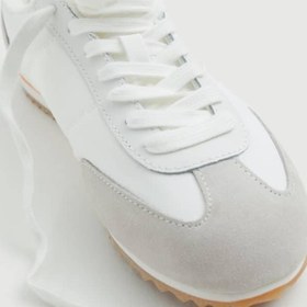 تصویر کفش اسپورت زنانه سفید برند mango TYC00441026503 ا Karma Deri Spor Ayakkabı Karma Deri Spor Ayakkabı