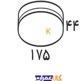 تصویر چراغ پنلی 20 وات روکار بک لایت افراتاب 