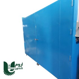 تصویر دستگاه میوه خشک کن 104 سینی صنعتی اتوماتیک مشعلدار 