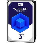 تصویر حافظه اچ دی دی اینترنال وسترن دیجیتال مدل آبی ظرفیت 3 ترابایت Western Digital Blue 3TB Internal HDD
