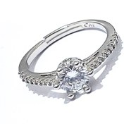 تصویر انگشتر تک نگین 