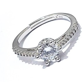 تصویر انگشتر تک نگین 