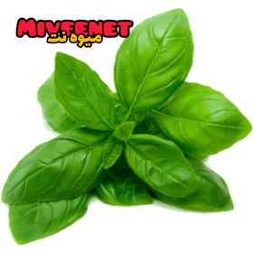 تصویر ریحان ایتالیایی تازه ارگانیک گلخانه ای میوه نت - ۲۰۰گرمی Greenhouse organic fresh Italian basil miveenet