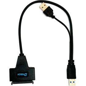 تصویر تبدیل USB3 TO SATA پاوردار برند DTECH 