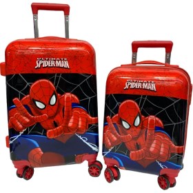 تصویر چمدان مسافرتی بچه گانه مدل اسپايدر من Spider Man برند کولا kola کد 90 kola Spider Man wheeled baggage code 903