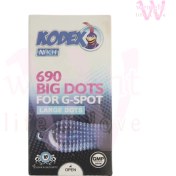 تصویر کاندوم خاردار بیگ داتس کدکس 690 تحریک نقطه جی | Nach Kodex Big Dots 690 G-Spot Condoms 