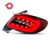 تصویر چراغ خطر عقب پژو 207 انجیکو قرمز دودی NGCO 207 MULTI-COLOR REAR LIGHTS