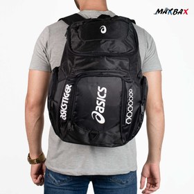 تصویر کوله پشتی ASICS مشکی کد 9164 Black ASICS backpack code 9164