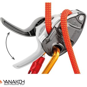 تصویر ابزار حمایت و فرود گری گری پلاس پتزل Petzl GRIGRI+ Belay Device 