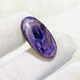 تصویر نگین چاروئيت طبيعى اصل سایز 15*31 میلی‌متر 