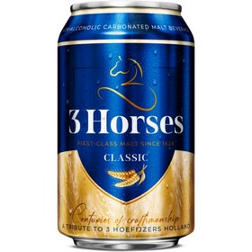 تصویر نوشیدنی ماالشعیر سه اسب 330میل(کله اسبی) 