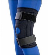 تصویر چيپسو ارتز زانوبند چهارفنره چسبکي سمت چپ KN030 سايز L KN030 Chipso knee brace with four springs