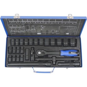 تصویر جعبه بکس ۲۶ تیکه فشار قوی وی تولز مدل vt5108 V Tools 5108