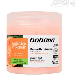 تصویر ماسک مو مغذی و ترمیم کننده باباریا مدل NUTRITIVE & REPAIR BABARIA NUTRITIVE & REPAIR INTENSIVE MASK