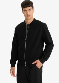 تصویر ژاکت مردانه مشکی دفکتو 