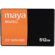 تصویر حافظه SSD اینترنال مایا مدل MSA512 با ظرفیت 512 گیگابایت Maya MSA512 512GB SSD Internal Drive