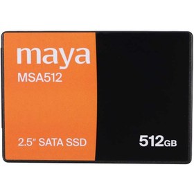 تصویر حافظه SSD اینترنال مایا مدل MSA512 با ظرفیت 512 گیگابایت Maya MSA512 512GB SSD Internal Drive