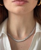 تصویر گردنبند و دستبند تنیسی 