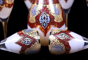 تصویر تنگ و گیلاس کریستال تک جام 