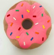 تصویر بالش نشیمن فانتزی دونات (مخمل با کیفیت) سایز 50×50 