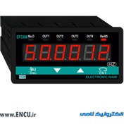 تصویر فرکانس‌متر دیجیتال تابلویی EFC6 الکترونیک نامی | با دقت بالا 
