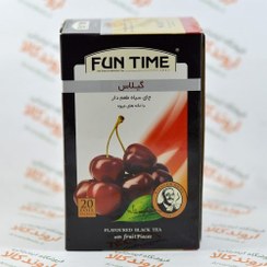 تصویر چای سیاه گیلاس فان تایم FunTime مدل Cherry 