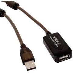 تصویر کابل USB 2.0 افزایش طول فرانت 20 متری (اکتیو) ا (Faranet USB 2.0 Active Extension Cable 20M (Chipset (Faranet USB 2.0 Active Extension Cable 20M (Chipset