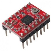 تصویر درایور استپر موتور A4988 قرمز (Red) A4988 stepper motor driver red