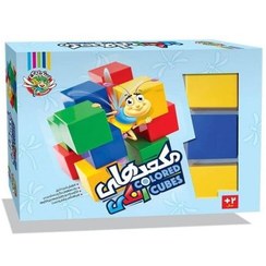 تصویر بسته اسباب بازی مکعب های جادویی 1*3 (افزایش مهارت های شناختی و حرکتی)،(کد 029)،(29قطعه،باجعبه) 