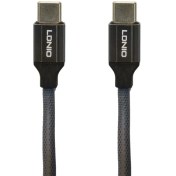 تصویر کابل دو سر تایپ سی LDNIO مدل LC441C . کابل شارژ فست 