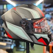 تصویر کلاه کاسکت ردلاین مدل ۹۳۸ فک متحرک عینک دار 