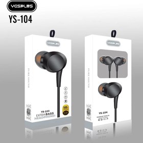 تصویر هندزفری سیم دار یسپلاس مدل YesPlus 104 Yesplus Wired Handsfree 104