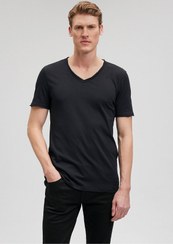 تصویر تی شرت مشکی مردانه رنگ از برند ماوی ترکیه Mavi 