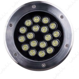 تصویر چراغ دفنی گرد 18 وات ای دی سی 