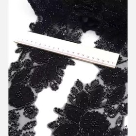 تصویر نوار خرجکار منجوق دوزی پهن 