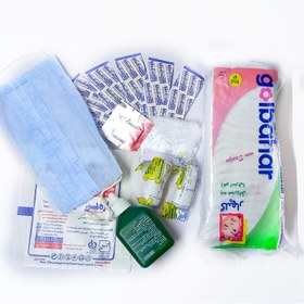 تصویر جعبه کمک های اولیه بسته کامل 