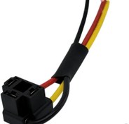 تصویر سوکت چراغ جلو سه فیش پراید/۴۰۵/ال۹۰/ریو/کوییک/ساینا 