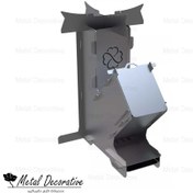 تصویر اجاق هیزمی راکتی جمع شونده مسافرتی 