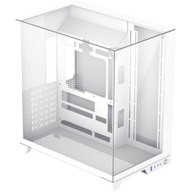 تصویر کیس کامپیوتر گیم مکس Infinity Plus Mid Tower سفید Game Max Infinity Plus Mid Tower White Computer Case