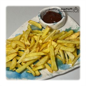 تصویر مزه خوری سرامیکی دست ساز سبز 