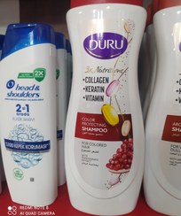 تصویر شامپو تقویتی دورو انار - ۴ نوع متفاون ریزش موهای خشک شده رنگ شده۱۰۰ Duru