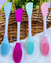 تصویر براش ماسک چند کاره سیلیکونی شست و شو صورت بستن منافذ باز رفع جوش های سر سیاه شفاف کردن پوست صورت 