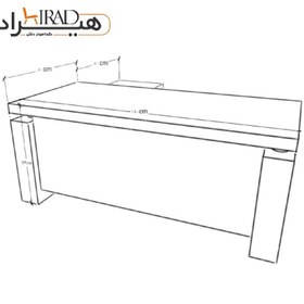 تصویر میز مدیریت هیراد مدل M809 