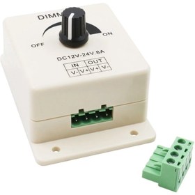 تصویر دیمر 8 آمپر 12-24 ولت DC 