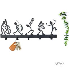 تصویر جاکلیدی دیواری فلزی سیلقا طرح آواز 