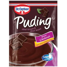 تصویر پودینگ شکلات تلخ دکتر اوتکر DR.OETKER Dr.Oetker Puding Bitter Çikolata 111 Gr