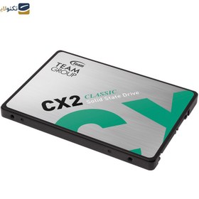 تصویر اس اس دی اینترنال تیم گروپ CX2 ظرفیت 512 گیگابایت Team Group CX2 512GB 2.5 Inch SATA III Internal SSD