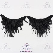 تصویر پنل سر دوشی ( جفتی ) مشکی طرح 2 